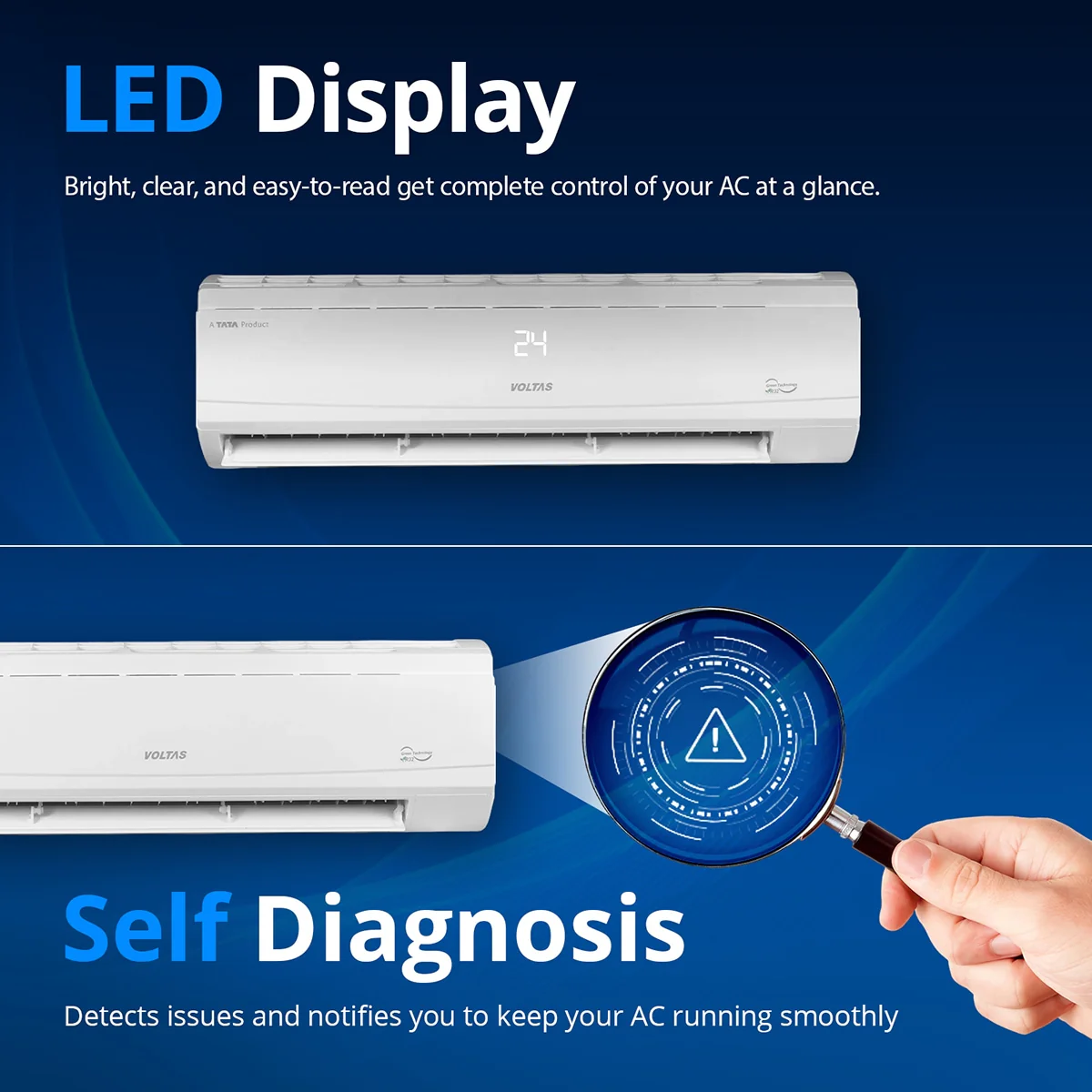 Voltas Adjustable Inverter Split AC, 2 Ton, 5 star - 245V Vectra Plus - Image 5