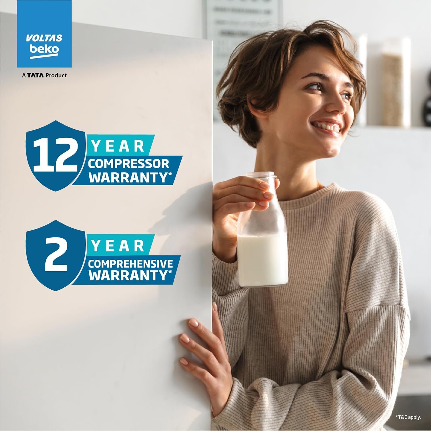 Side-by-Side Double Door Refrigerator 563L (Model: RSB585 / FPV300RXID) - Image 6