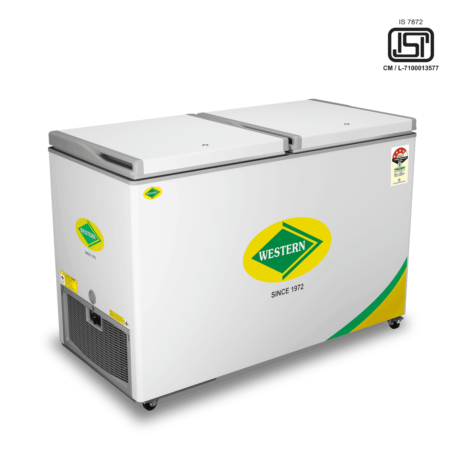 Western D475H224 Double Door Deep Freezer