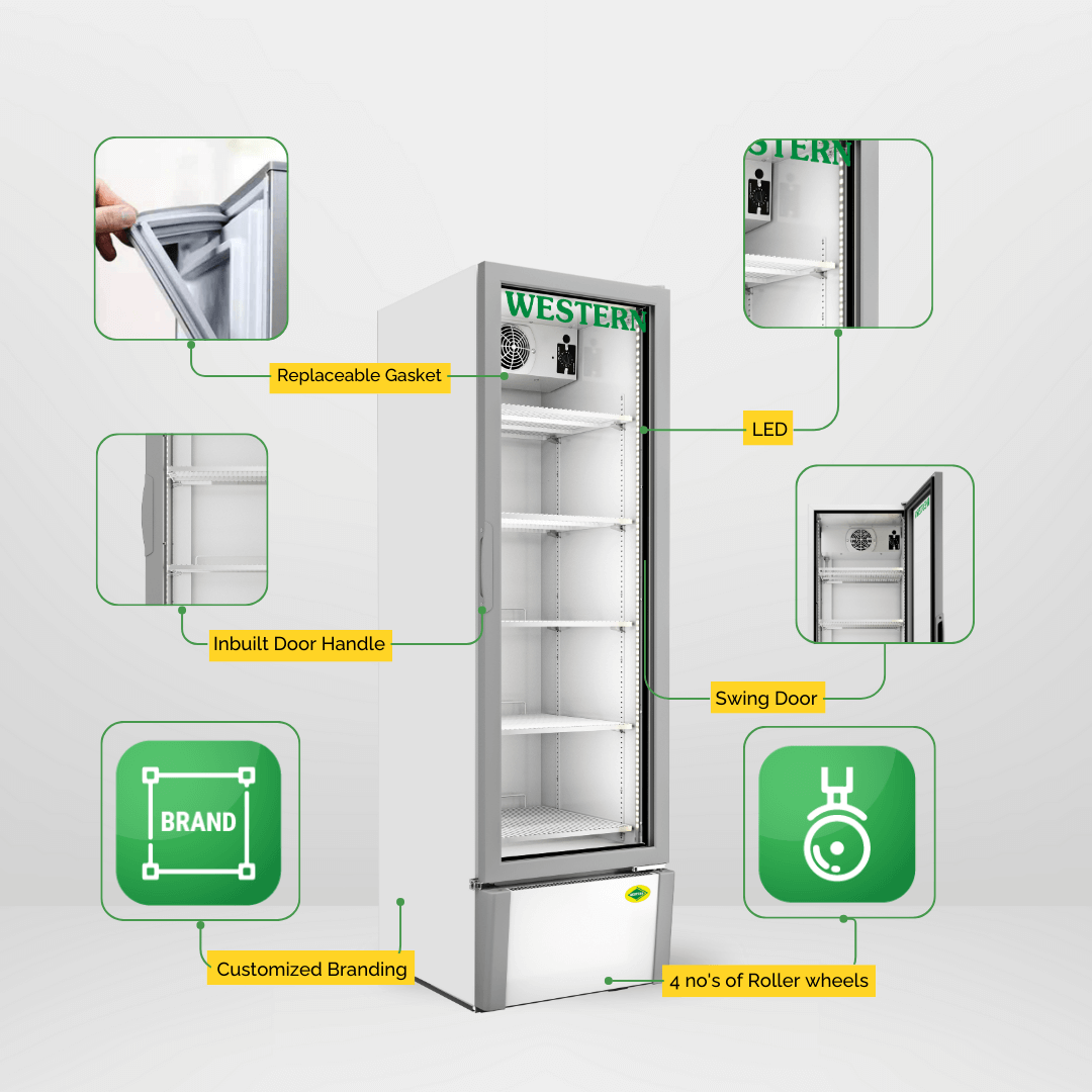 Western SRC360HCF-GL Visi Cooler - Image 5