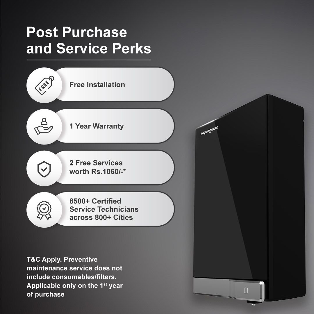 Aquaguard Aspire Slimtech Glass UV Storage - Image 7