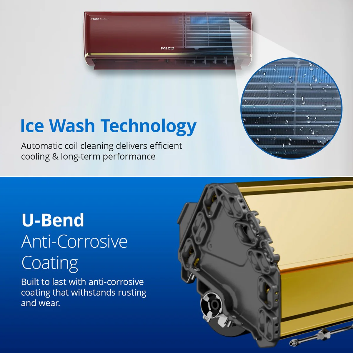 Voltas SmartAir Inverter AC, 1.5 Ton, 3 star - 183V Zen Deep Wine - Image 4